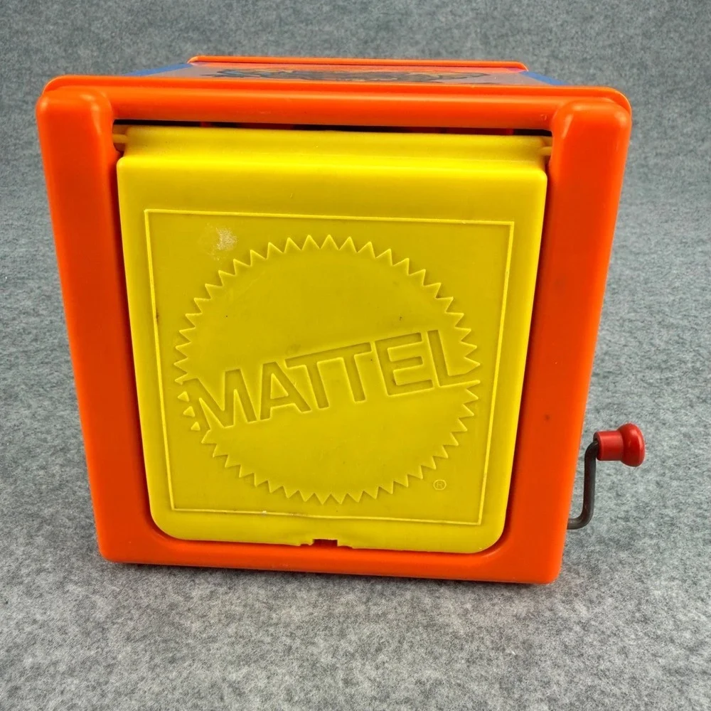 Vintage 1976 Mattel Mother Goose Jack in the Box Toy Works Pop Up